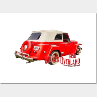 1950 Willys Overland Jeepster Convertible Posters and Art